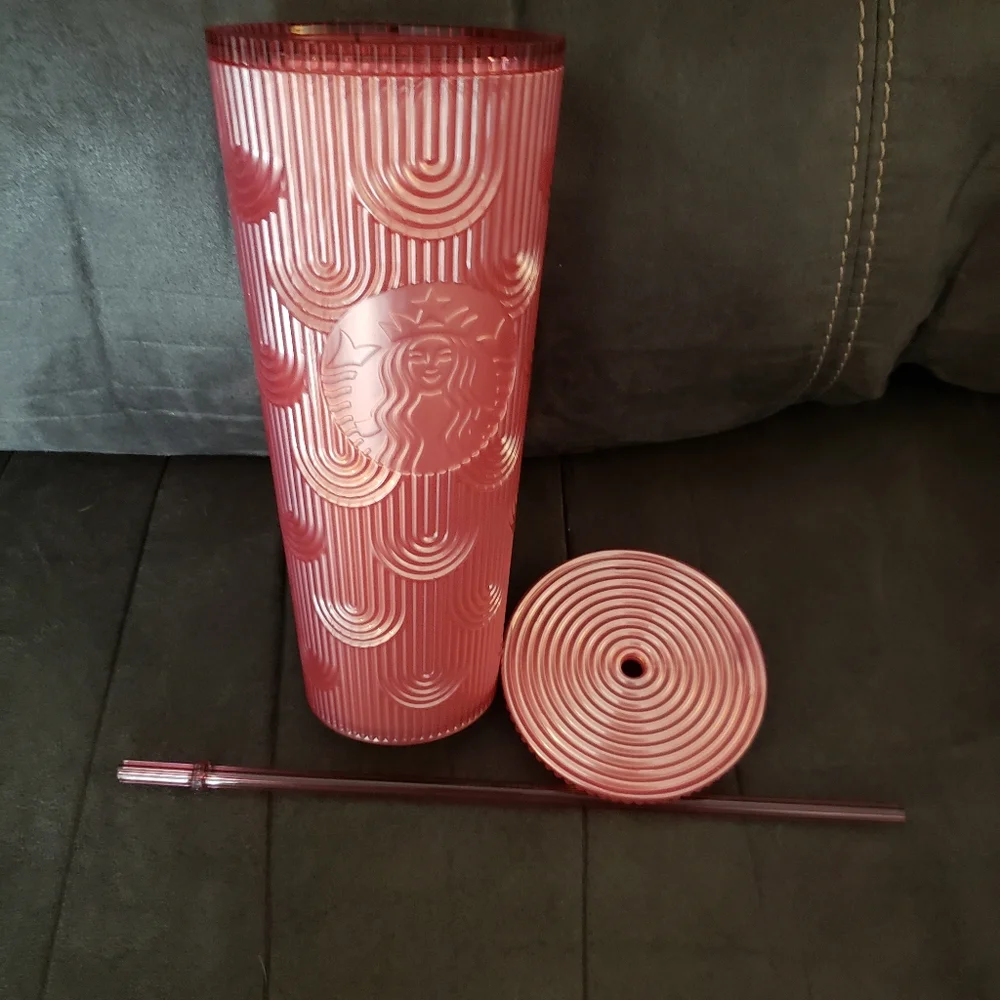 Starbucks pink iridescent